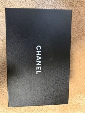 CHANEL Black Logo Shoe Box